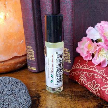 Shadow Scents Cashmere Roll-On Perfume Body Oil – A Luxurious, Warm, and Cozy Woodsy Fragrance