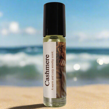Shadow Scents Cashmere Roll-On Perfume Body Oil – A Luxurious, Warm, and Cozy Woodsy Fragrance
