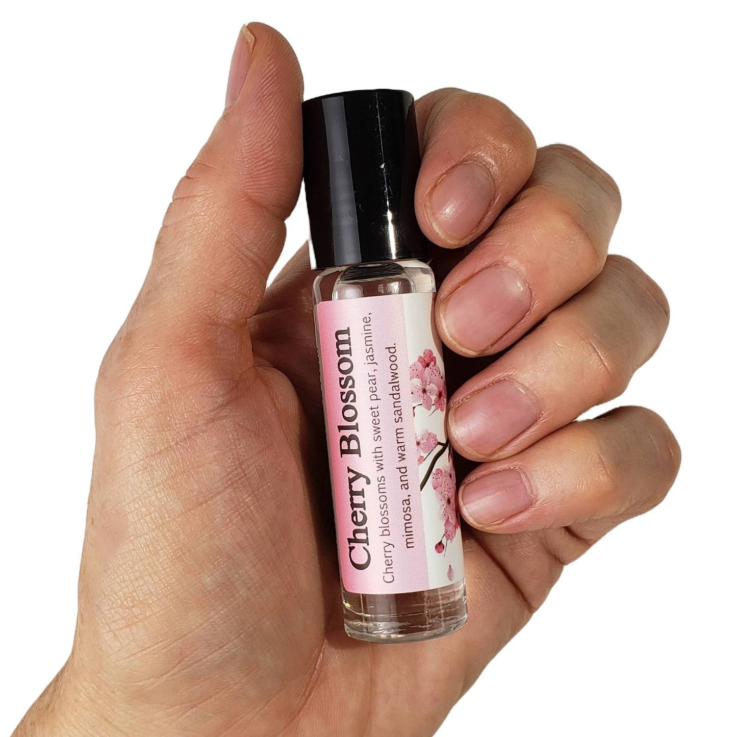 Shadow Scents Cherry Blossom Roll-On Perfume Body Oil – Delicate Floral Scent, Spring Perfume Body Oil
