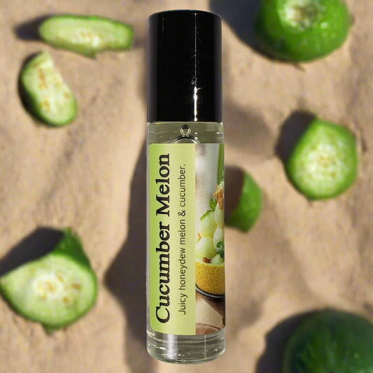 Shadow Scents Cucumber Melon Roll-On Perfume Body Oil – Honeydew Melon Perfume With Juicy Cucumber