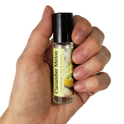 Shadow Scents Cucumber Melon Roll-On Perfume Body Oil – Honeydew Melon Perfume With Juicy Cucumber