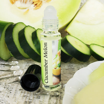 Shadow Scents Cucumber Melon Roll-On Perfume Body Oil – Honeydew Melon Perfume With Juicy Cucumber