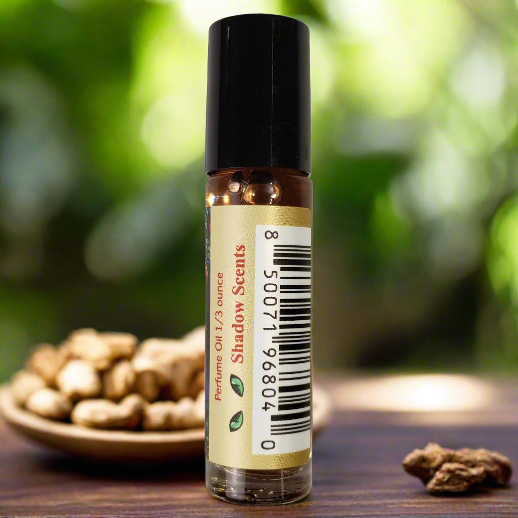 Shadow Scents Frankincense and Myrrh Roll-On Perfume Body Oil – Warm, Spicy Woods and Resins – Unisex Body Oil