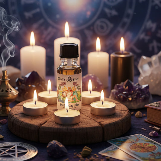 Sun's Eye Lucky Gambler Oil for Prosperity and Good Fortune