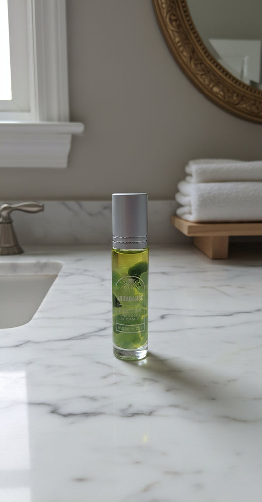 Abundance Energy Stone Roll On Oil for Revitalizing Body Wellness