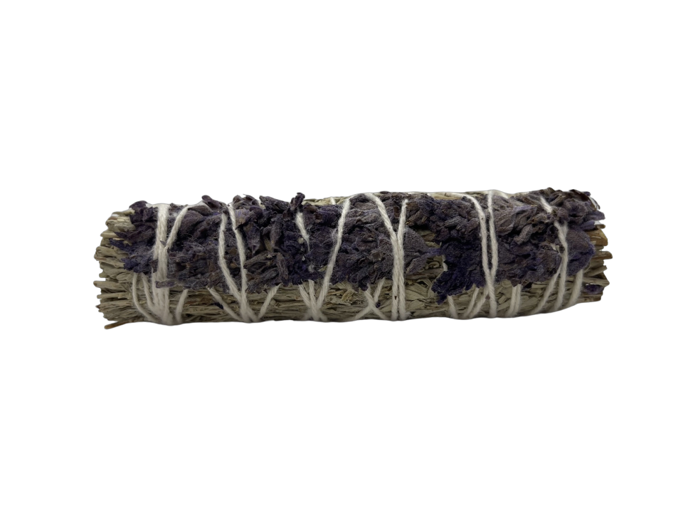 Blue Sage & Lavender Smudge Stick – 4"