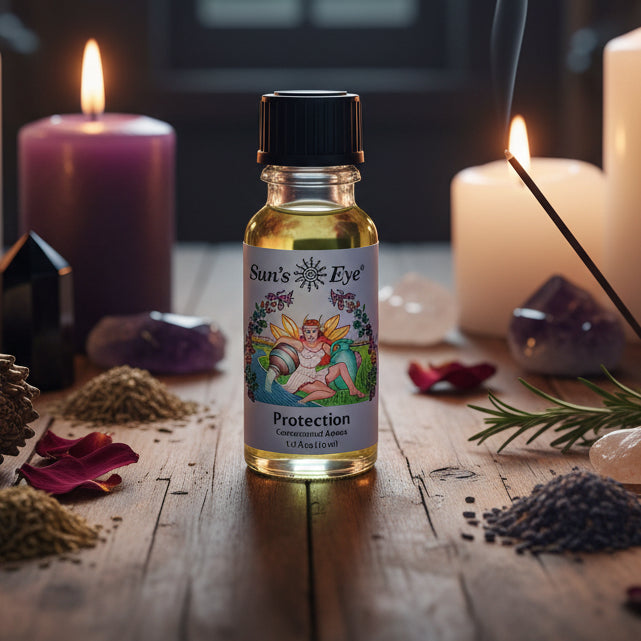 Sun's Eye Protection Oil Formulated to strengthen immunity to negative energy