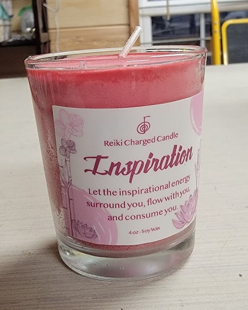 Inspiration Reiki Charged Votive Candle