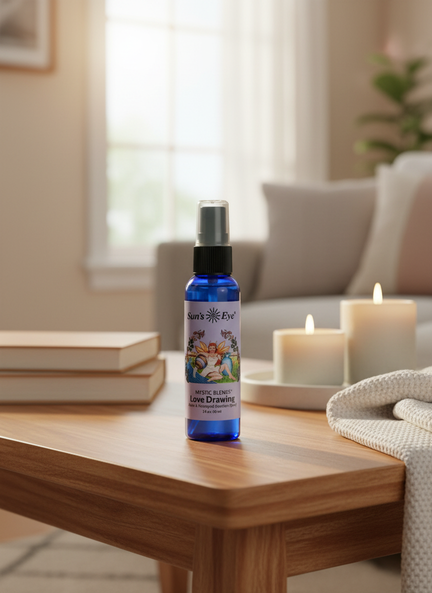 Sun's Eye Love Drawing Spray Mist for Attracting Positive Energy and Love - Divine Intentions