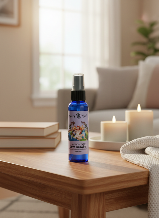 Sun's Eye Love Drawing Spray Mist for Attracting Positive Energy and Love - Divine Intentions