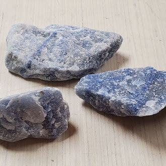 Rough Blue Quartz Stones