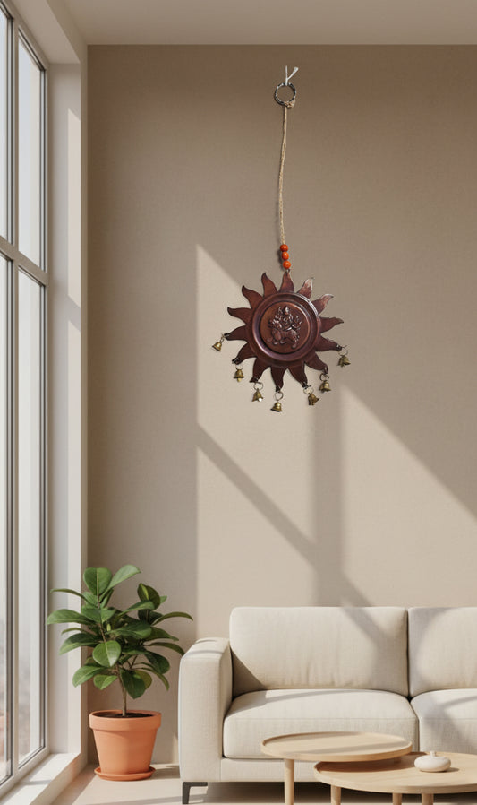 Brass Star Hanger Wind Chime for Enchanting Outdoors