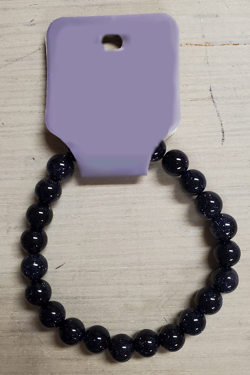 Black Goldstone 8 MM Bracelet