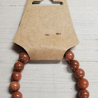 Gold Sandstone 8 MM Bracelet
