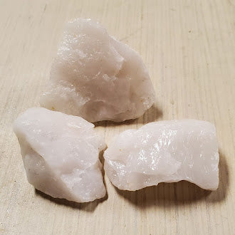 Rough Snow Quartz Stones From Brazil