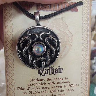 Celtic Visions Nathair Carded Pendant