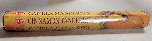Hem Hexagon Cinnamon Tangerine Incense Sticks