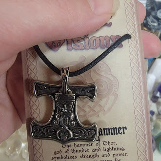 Celtic Visions Thor's Hammer Carded Pendant