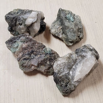 Rough Emerald Stones