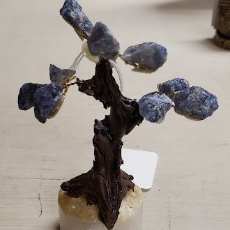 Rough Sodalite Aventurine Gem Tree 3-4" Tall