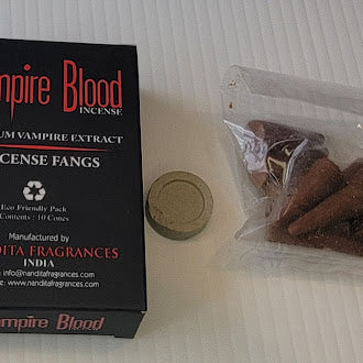 Vampire Blood Incense Cones & Burner