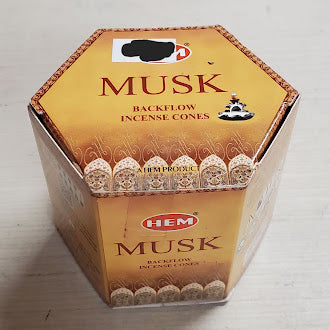 Hem Musk Backflow Incense Cones