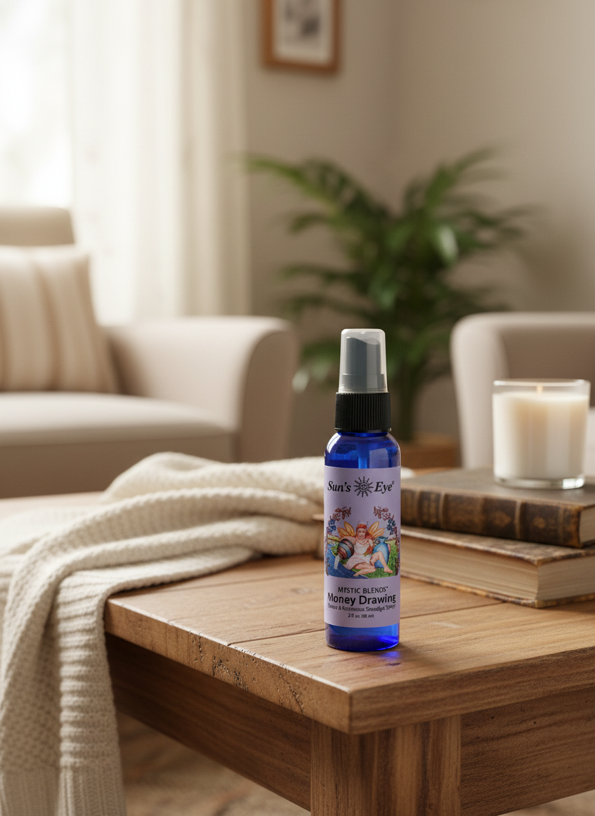 Sun's Eye Money Drawing Spray for Prosperity and Abundance - Divine Intentions