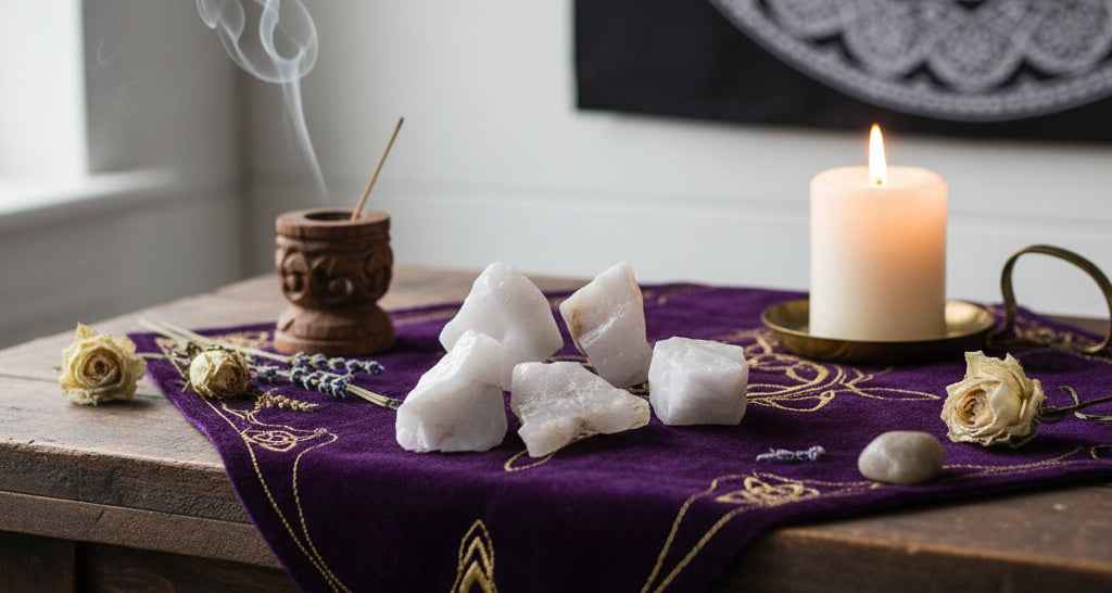 White Agate Rough Rock From India - Natural Healing Crystal Gemstone