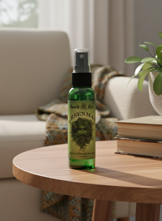 Sun's Eye Greenman Mist - Revitalize Your Senses with Nature's Essence - Divine Intentions