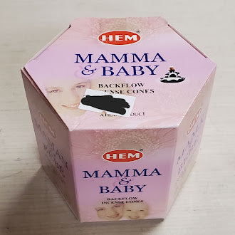 Hem Mamma & Baby Back Flow Incense Cones