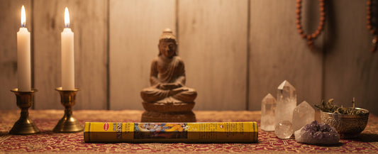 Hem Hexagon Shree Krishna Incense Sticks for Spiritual Bliss and Serenity