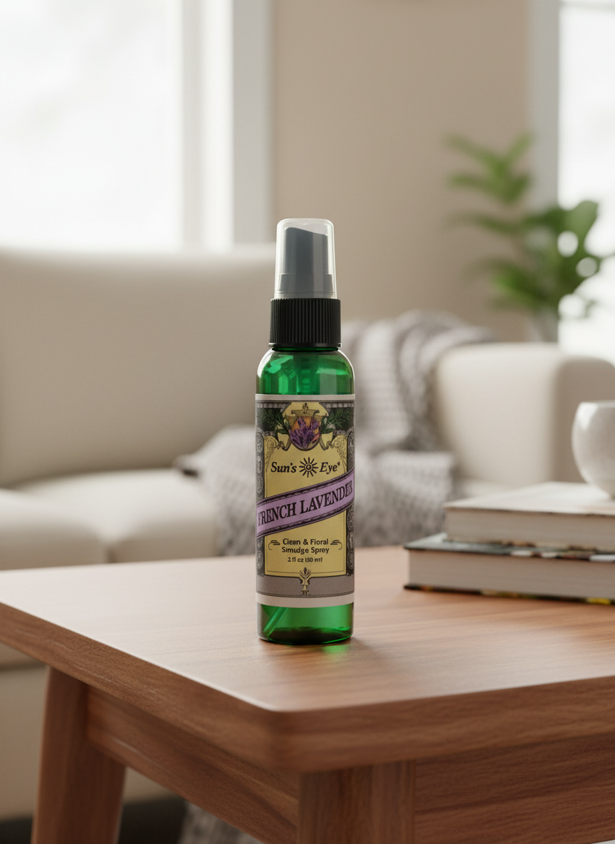 Sun's Eye French Lavender Mist for Relaxation and Aromatherapy - Divine Intentions