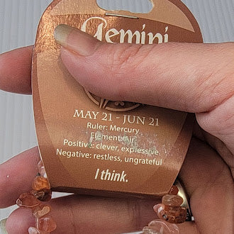 Gemini Energy Stone Bracelet