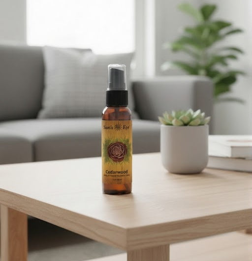 Sun's Eye Cedarwood Spray Mist - Refreshing Aromatic Experience - Divine Intentions