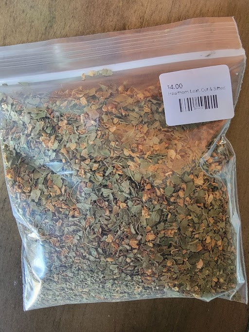 Hawthorn Leaf, Cut & Sifted 1.5 OZ