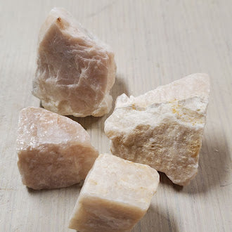 Peach Moonstone Gemstone - Rough 1/2 to 2 inch size