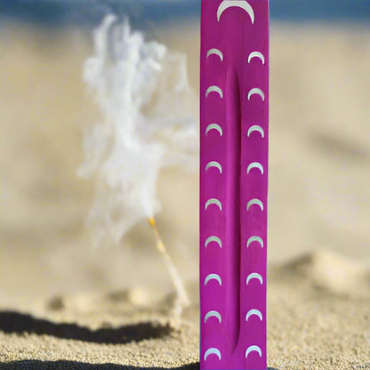 Colored Wood Incense Stick Ash Catcher - Multiple Colors