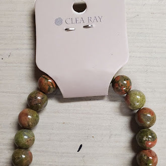 Unakite 8 MM Bracelet