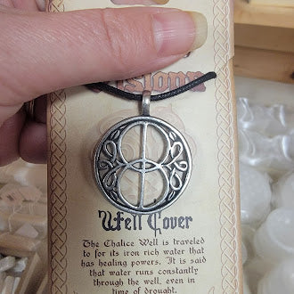 Celtic Visions Well Cover Carded Pendant