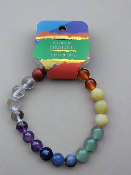 7 Chakra 8 MM Bracelet