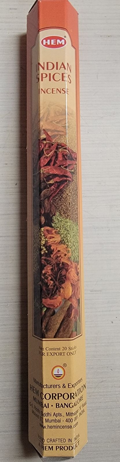 Hem Hexagon Indian Spices Incense Sticks