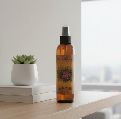 Sun's Eye Cedarwood Spray Mist - Refreshing Aromatic Experience - Divine Intentions