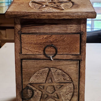 Pentacle Wooden Storage Almirah