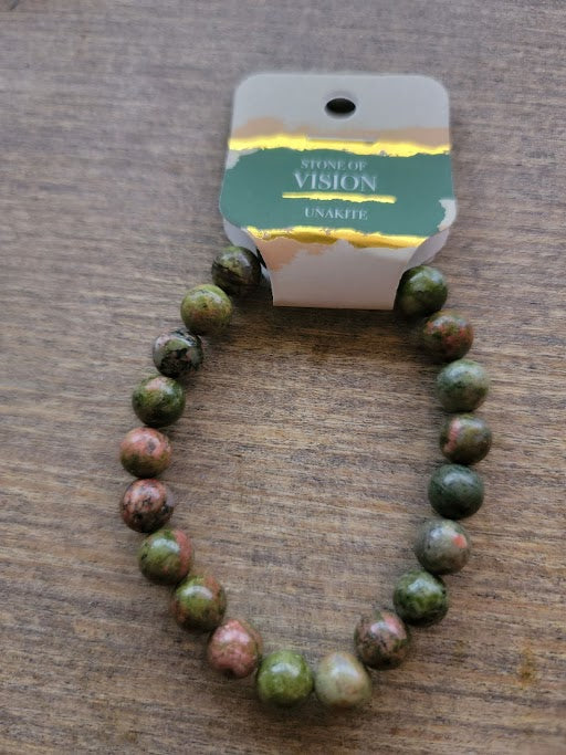 Unakite 8 MM Bracelet