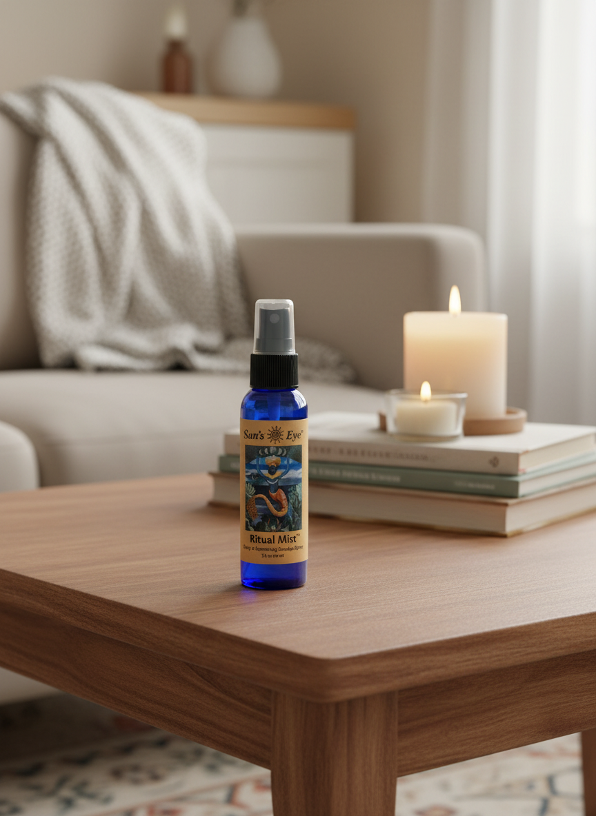 Sun's Eye Ritual Mist Spray for Spiritual Cleansing and Energy Balance - Divine Intentions