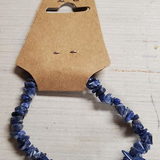 Sodalite Chip Gemstone Bracelet