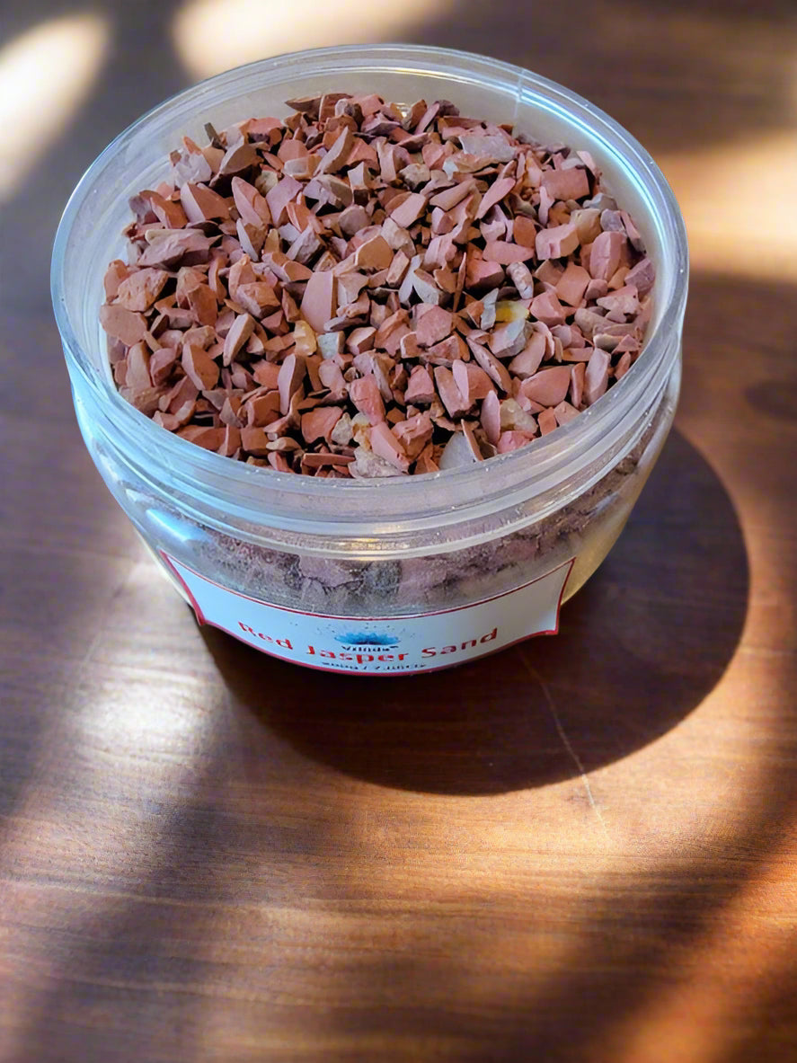 Red Jasper Sand/Fine Chips approx. 200gm