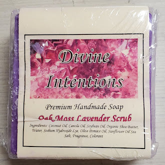 Oak Moss Lavender Scrub