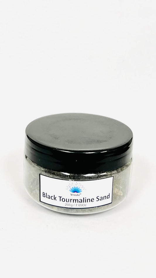 Black Tourmaline Sand/Fine Chips approx. 200gm