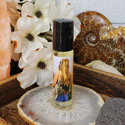Shadow Scents White Patchouli Roll-On Perfume Body Oil – A Warm Blend of Florals, Spices & Woods